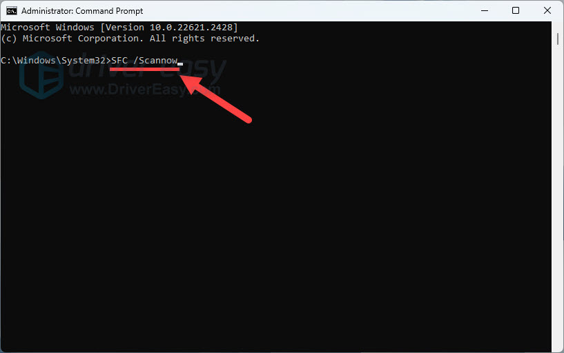 SFC scannow running in Command Prompt