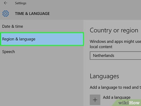Adding keyboard layout in Windows Settings