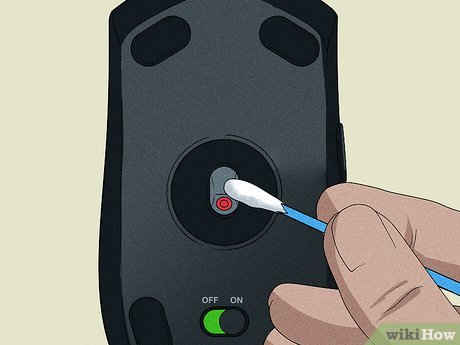 Clean mouse sensor and mousepad